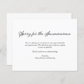 Entschuldigung | HAUSHALTSMITTEL Ankündigung Elega (Vorne/Hinten)