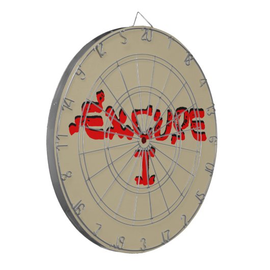 Entschuldigung I Dartscheibe (Vorderseite Links)