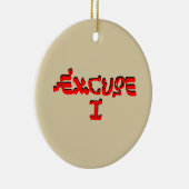 Entschuldigung I Keramikornament (Rechts)