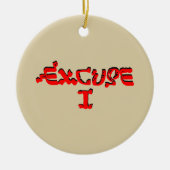 Entschuldigung I Keramikornament (Vorne)