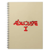 Entschuldigung I Notizblock (Vorderseite)