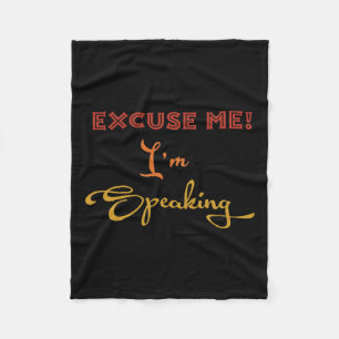 Entschuldigung, ich#39;m Speaking Funny Kamala Har Fleecedecke
