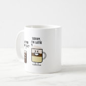 Entschuldigung, ich bin Latte Kaffeetasse (Vorderseite Links)