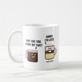 Entschuldigung, ich bin Latte Kaffeetasse (Links)