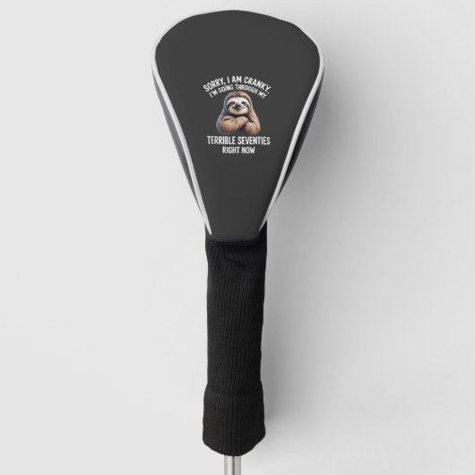Entschuldigung, ich bin mürrisch, ich durchlebe me golf headcover (Vorderseite)