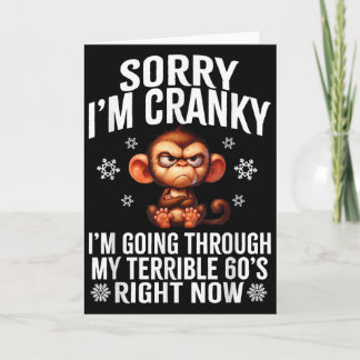 Entschuldigung, ich bin mürrisch, ich durchlebe me karte