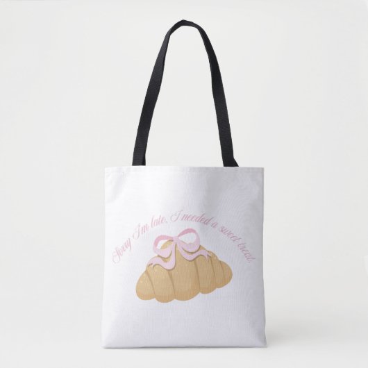 Entschuldigung, ich bin spät dran, ich brauchte ei tasche (Vorderseite)
