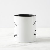 Entschuldigung, ich bin spät dran, ich machte gera tasse (Zentrum)