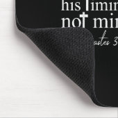 Entschuldigung, ich bin spät dran, seine Terminpla Mousepad (Ecke)