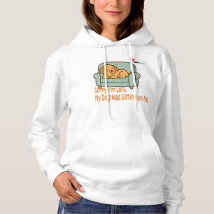 Entschuldigung, ich bin spät – Probleme eines Hund Hoodie