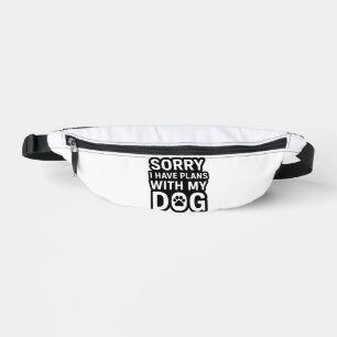Entschuldigung, ich habe Pläne mit meinem Hund Bauchtasche