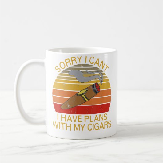 Entschuldigung, ich kann keine Pläne mit Zigarren Kaffeetasse (Links)