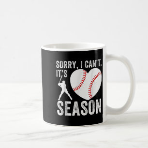 Entschuldigung, ich kann nicht, es ist Baseball-Sa Kaffeetasse
