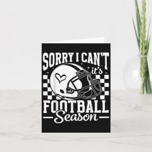 Entschuldigung, ich kann nicht, es ist Football-Sa Karte