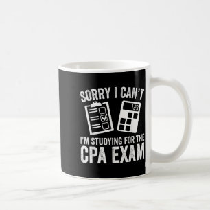 Entschuldigung, ich kann nicht, ich lerne für die  kaffeetasse