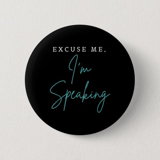 Entschuldigung Ich spreche Funny Kamala Harris Joe Button (Vorderseite)