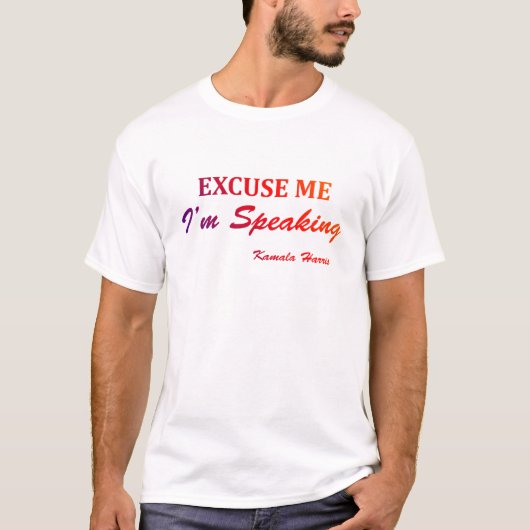 Entschuldigung, ich spreche kamala harris Classic T-Shirt (Vorderseite)