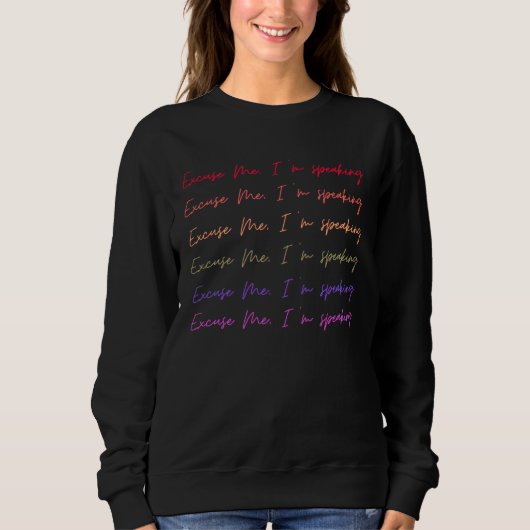 Entschuldigung, ich spreche sweatshirt (Vorderseite)