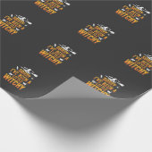 Entschuldigung, ich war ein bisschen hext Hallowee Geschenkpapier (Ecke)