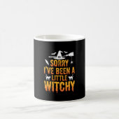 Entschuldigung, ich war ein bisschen hext Hallowee Kaffeetasse (Mittel)