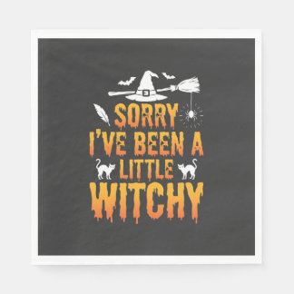 Entschuldigung, ich war ein bisschen hext Hallowee Serviette