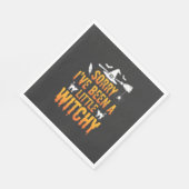 Entschuldigung, ich war ein bisschen hext Hallowee Serviette (Ecke)