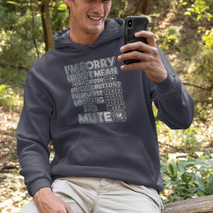 Entschuldigung, ich wollte nicht deine Knöpfe drüc T-Shirt