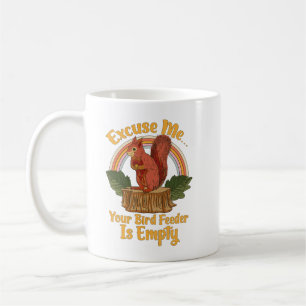 Entschuldigung, Ihr Vogelfutterhaus ist leer Lusti Kaffeetasse