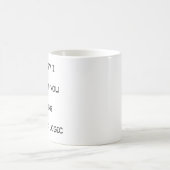 Entschuldigung Kaffeetasse (Mittel)