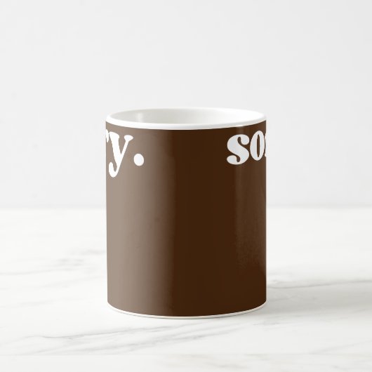 Entschuldigung Kaffeetasse (Mittel)