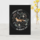 Entschuldigung, kann 99 Nächte nicht sagen, ein Fu Karte (Gelbe Blume)