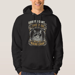 Entschuldigung, kann ich Pläne mit meiner Maine Co Hoodie