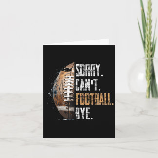 Entschuldigung Kann nicht Football Tschüss - Ameri Karte