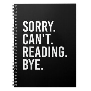 Entschuldigung kann nicht lesen Tschüss Lustige Bü Notizblock