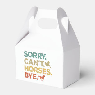 Entschuldigung Kann Pferde Tschüss Geschenkschachtel