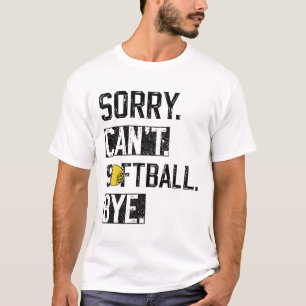 Entschuldigung, kann Softll Tschüss lustiger Softl T-Shirt