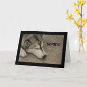 Entschuldigung! Karte (Gelbe Blume)