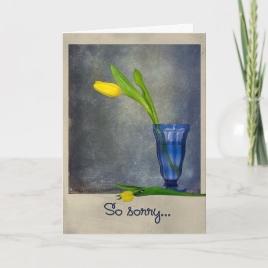 Entschuldigung Karte (Vorderseite)