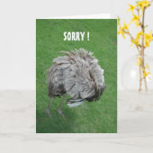 Entschuldigung Karte (Gelbe Blume)