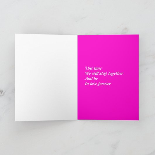 Entschuldigung Karte (Innenseite)