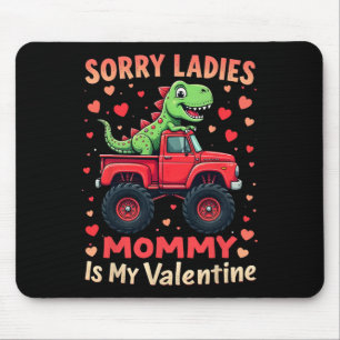 Entschuldigung Ladys Mami ist mein Valentins-Dinos Mousepad