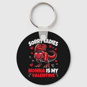 Entschuldigung Ladys Nonna ist mein Valentins-Dino Schlüsselanhänger