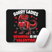 Entschuldigung Ladys Oma ist mein Valentins-Dinosa Mousepad (Mit Mouse)