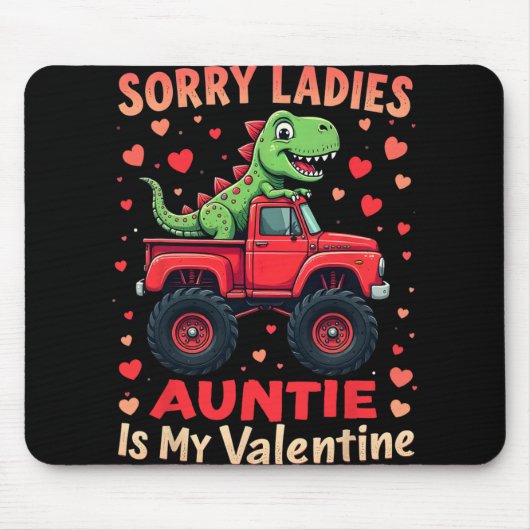 Entschuldigung Ladys Tante ist mein Valentins-Dino Mousepad (Vorne)