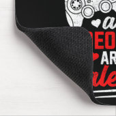 Entschuldigung Mädchen Anime und Videospiele sind  Mousepad (Ecke)
