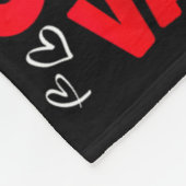 Entschuldigung Mädchen Gram ist mein Valentins-Din Fleecedecke (Ecke)