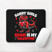 Entschuldigung Mädchen Gram ist mein Valentins-Din Mousepad (Mit Mouse)