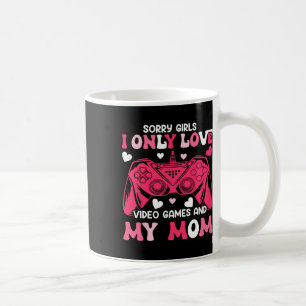 Entschuldigung Mädchen lieben nur Videospiel Gamep Kaffeetasse