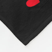 Entschuldigung Mädchen Mama ist mein Valentins-Din Fleecedecke (Ecke)