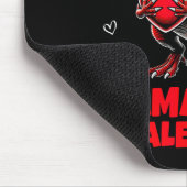 Entschuldigung Mädchen Mama ist mein Valentins-Din Mousepad (Ecke)